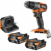 AEG Aeg BSB 18SBL2-202C 2 x 2.0 Ah Sarjlı Darbeli Matkap - 4935480058 - 1
