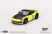Mini GT Nissan Z LB NATION WORKS Ikazuchi Yellow 826 BL thumbnail 2