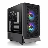 Thermaltake Ceres 300 TG USB 3.2 ARGB ATX Mid Tower Siyah Kasa thumbnail 1
