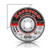 Karbosan Karbosan 115X1.0X22.23 910380 Aa 54 R BF80 Düz Paslanmaz Çelik (Inox) Ince Kesme Taşı - 1