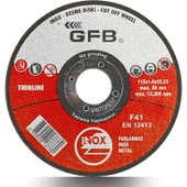 Gfb Gfb Metal Kesici Taş 115X1 Inox Kesme Taşı (50 Adet) - 1