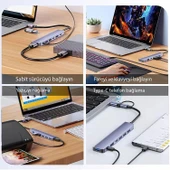 Inca IUTP-7T USB 3.0 + 4x USB 2.0 100W Çoklayıcı Çevirici - 10