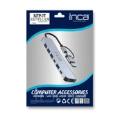 Inca IUTP-7T USB 3.0 + 4x USB 2.0 100W Çoklayıcı Çevirici - 5