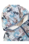 Erkek Çocuk /Kız Çocuk Ayıcık Desenli İçi Peluş Astarlı Mont - 2