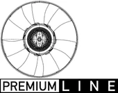 FAN TERMIGI PERVANELI SPRINTER 906 907 910 06> CRAFTER 2,5 06>13 - MAHLE CFF 500 000P - 1