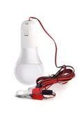 12 VOLT 5 WATT - 1.8 METRE Kablolu  SEYYAR Ampul - ANAHTARLI LED AMPUL - Aküye Takılabilen 12v Ampul thumbnail 1