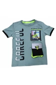 Erkek Çocuk Careful Desenli Cepli Tişört - 1