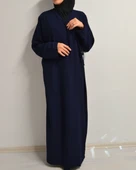 Kruvaze Yandan Bağlamalı Namaz Elbisesi – %100 Viskon- Rahat Kalıp thumbnail 7