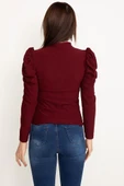 Prenses kol bluz bordo - 2