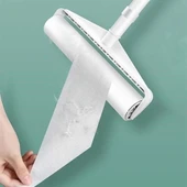 Pratik Temizlik İçin Yapışkanlı Tüy Rulosu 24 Cm Teleskopik Uzayabilen Saplı 2 Yedekli - 5