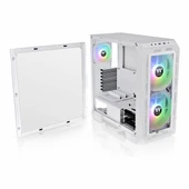 Thermaltake View 300MX USB 3.2 ARGB eATX Mid Tower Beyaz Kasa thumbnail 7