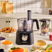 KARACA MASTERMAID POWER MAX 11 IN 1 SET MATTE BLACK-SİLVER - 1