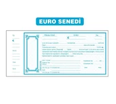 JokeyKırtasiye EURO Senet Karnesi (20 yaprak) - 1