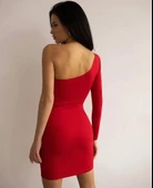 Tek kol elbise thumbnail 4