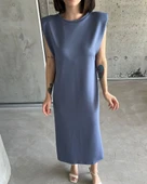 Vatkalı elbise - 2