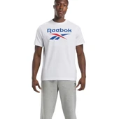 3F,Reebok Identıty Stacked L,Beyaz Erkek Tişört 101528058 - 1