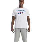 3F,Reebok Identıty Stacked L,Beyaz Erkek Tişört 101528058 - 2