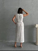 Çilek takım etek yelek - 4