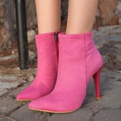 Blan Fuşya Süet Topuklu Bot thumbnail 4
