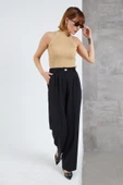 Kadın Beli Lastikli Pzzo Pantolon - 6