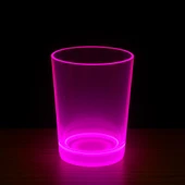 PartyGlow Neon Pembe Bardak 8.5 x 10.5 cm - 1