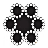 Çelik Halat 6 mm 10 Metre (6X12+7 K.ÖZ) thumbnail 2