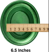 Yeşil Renk Parıltılı Simli Fötr Silindir Parti Şapkası thumbnail 4