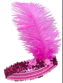 70'ler 80'ler ve 90'lar Temalı Fuşya Renk Çarliston Saç Bandı thumbnail 2