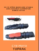 CG ve Diğer Modellerle Uyumlu Arka Basamak – Alüminyum Kırmızı Siyah - 1