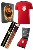 Galatasaray Orijinal Lisanslı 5 Yıldızlı Arma Kırmızı T-shirt UV Ahşap Kutulu thumbnail 1