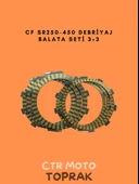 CF SR250-450 Debriyaj Balata Seti 3+3 – Yüksek Isı Dayanımlı Kompozit Balata thumbnail 1