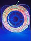 Eagenset Hazır Çapari Kombini Boru Sim Ultraviyole Uv Neon Fıstık Yeşili - Pembe Makarada thumbnail 9