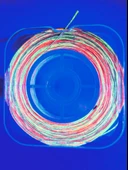 Eagenset Hazır Çapari Kombini Boru Sim Ultraviyole Uv Neon Fıstık Yeşili - Pembe Makarada thumbnail 7