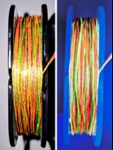 Eagenset Hazır Çapari Kombini Boru Sim Ultraviyole Uv Neon Fıstık Yeşili - Pembe Makarada thumbnail 5