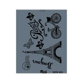 Rich New Seri N-452 Stencil 35x25 cm - 1