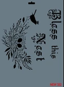 Rich New Seri N-332 Stencil 35x25 cm - 1