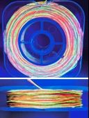 Eagenset Hazır Çapari Kombini Boru Sim Ultraviyole Uv Neon Fıstık Yeşili - Pembe Makarada thumbnail 4