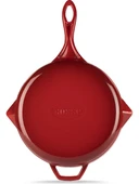 Hosse Yuvarlak Döküm Grill Izgara Tava 24CM Kırmızı Hs Y Gtv 24 - 2