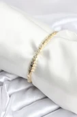 Pirinç Gold Renk İnce Petek Model Kadın Bileklik - EBJ251010W38197 thumbnail 1