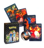 Eğitici Oyuncak Pokemon Siyah Starter Box Pack Koleksiyon Pokemon Kartları - 1
