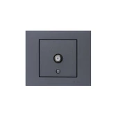 Ovivo Grano Füme Uydu Tv Prizi F Konnektör + Çerçeve Dahil 1 Adet - 1