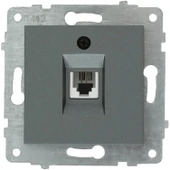 2 Adet Ovivo Grano Füme Numeris Telefon Prizi Çerçeve Dahildir Tem - 2