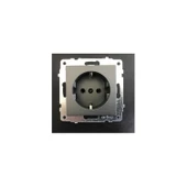 Grano Füme Topraklı Priz Modül Kapak - 1