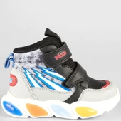 Vicco David Phylon Kauçuk Taban Ortopedik Işıklı Çocuk Bot thumbnail 2