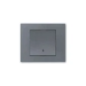 Ovivo Grano Metalik Vavien Anahtar Füme + Füme Çerçeve - 1