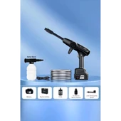 Akülü Şarjlı Yüksek Basınçlı Oto Araba Bahçe Yıkama,temizleme Su Sı - 3