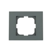 Grano Metalik Füme Numeris Telefon Prizi 5 Adet Çerçeve Dahil - 4