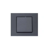 Ovivo Grano Füme Tekli Anahtar Çerçeve - 1