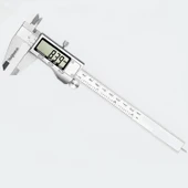 Metal Dijital Kumpas 150 mm Paslanmaz LCD Ekran Hassas Ölçüm Aleti Atölye Endüstriyel Kullanım thumbnail 1