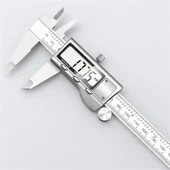 Metal Dijital Kumpas 150 mm Paslanmaz LCD Ekran Hassas Ölçüm Aleti Atölye Endüstriyel Kullanım thumbnail 2